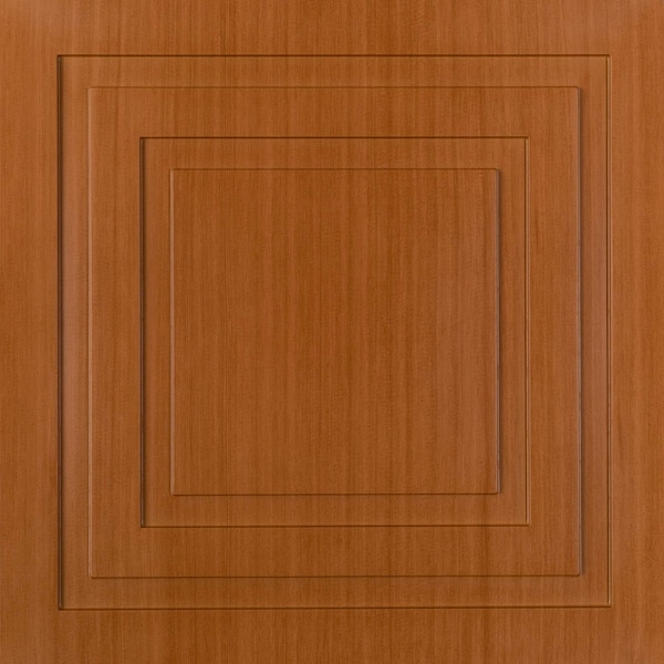 Ceilume Century 2ft x 2ft Caramel Wood Ceiling Tile V1-CNT-22CAR - main